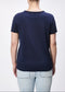 Dear John Vanya Tee in Black Iris