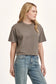 Dear John Maddox Boyfriend Charcoal Jersey Top