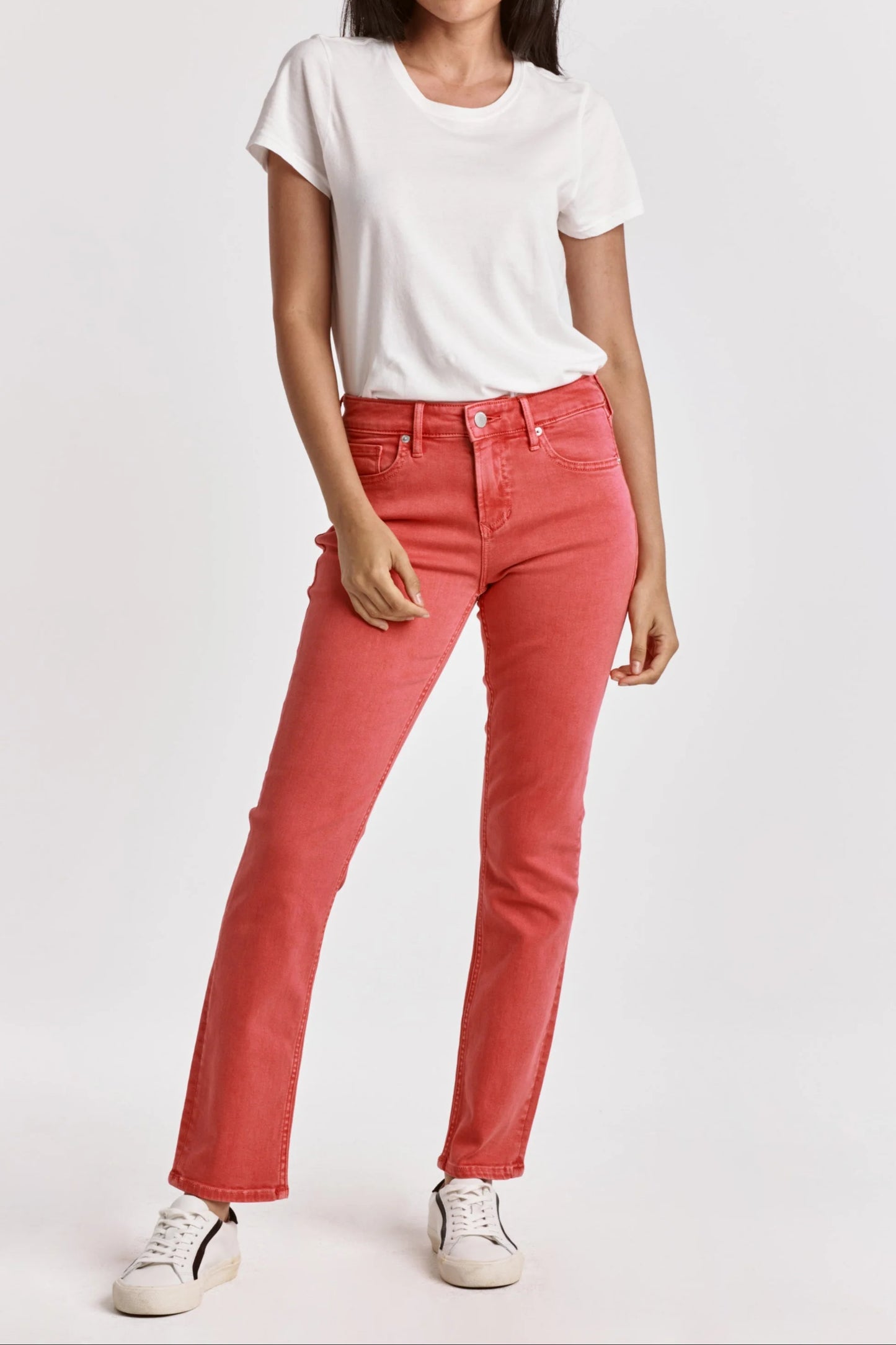 Dear John Blaire Straight Leg Jean in Viva Magenta