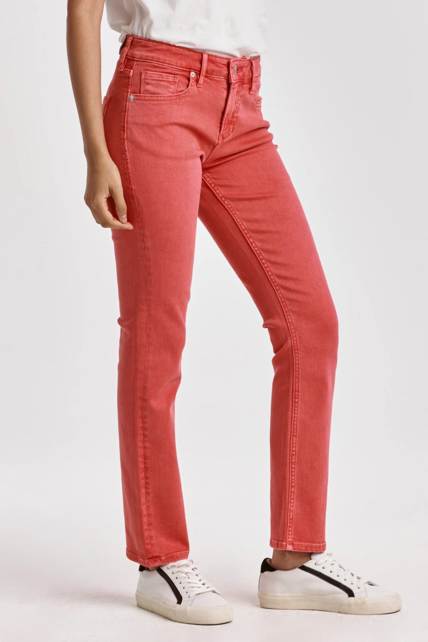 Dear John Blaire Straight Leg Jean in Viva Magenta
