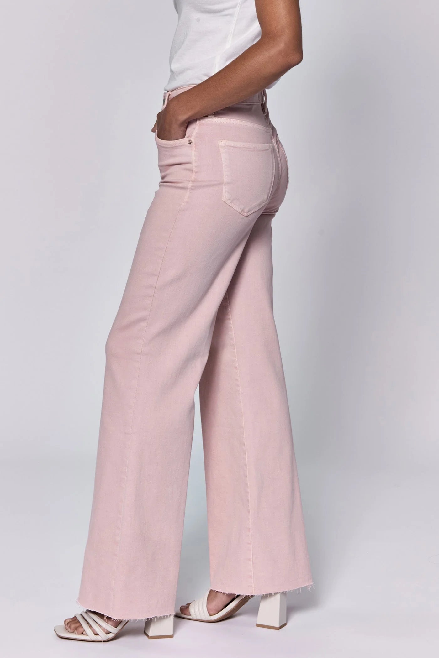 Dear John Denim Fiona Wide Leg Jean in Sepia Rose