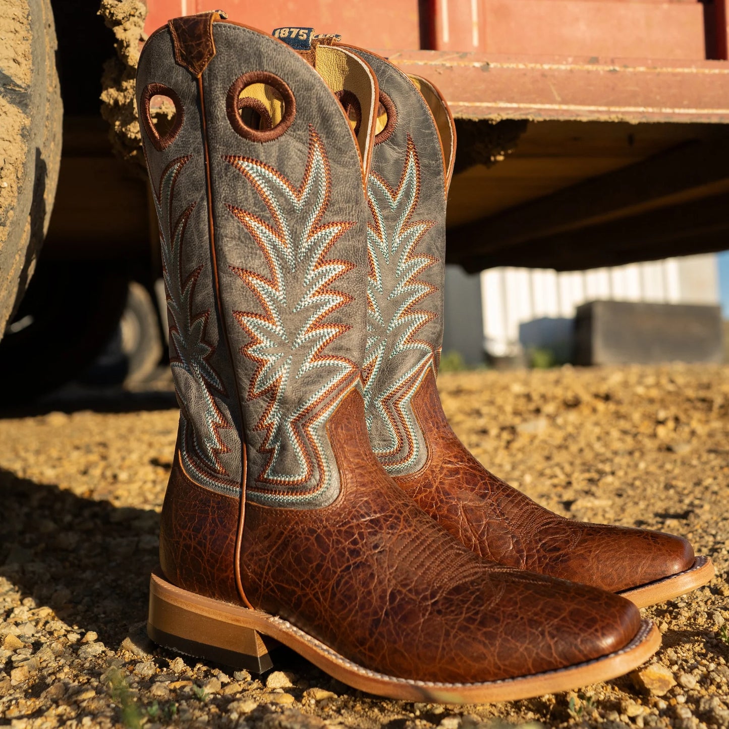 Hyer Brown & Gray Walton Boot