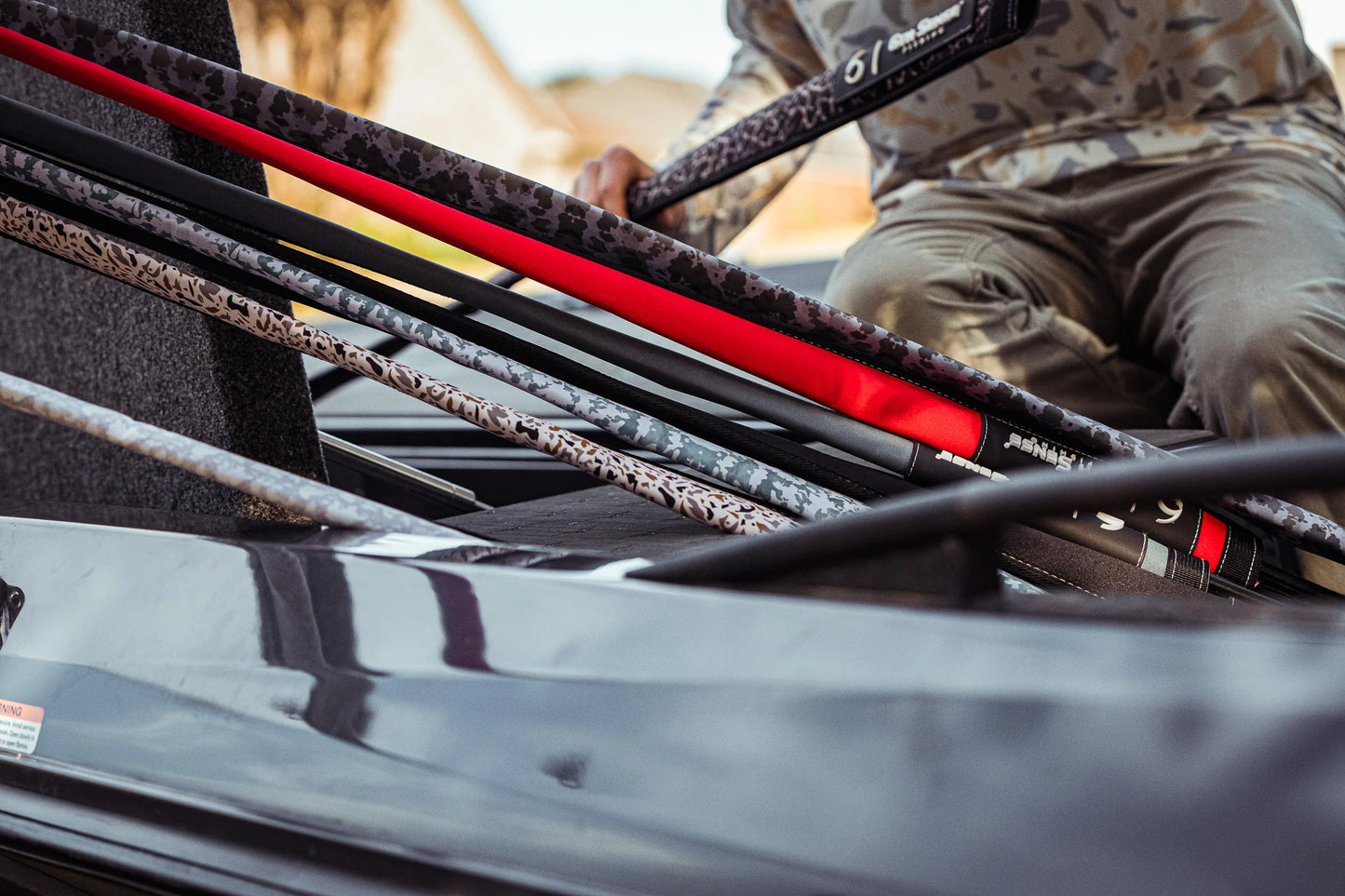 6th Sense ProSix Baitcasting Rod Sleeve in Retro Ponderosa