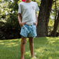 Burlebo Youth Swim Trunk in Seaside Camo