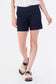 Dear John South Hampton High Rise Rolled Hem Shorts in Zodiac