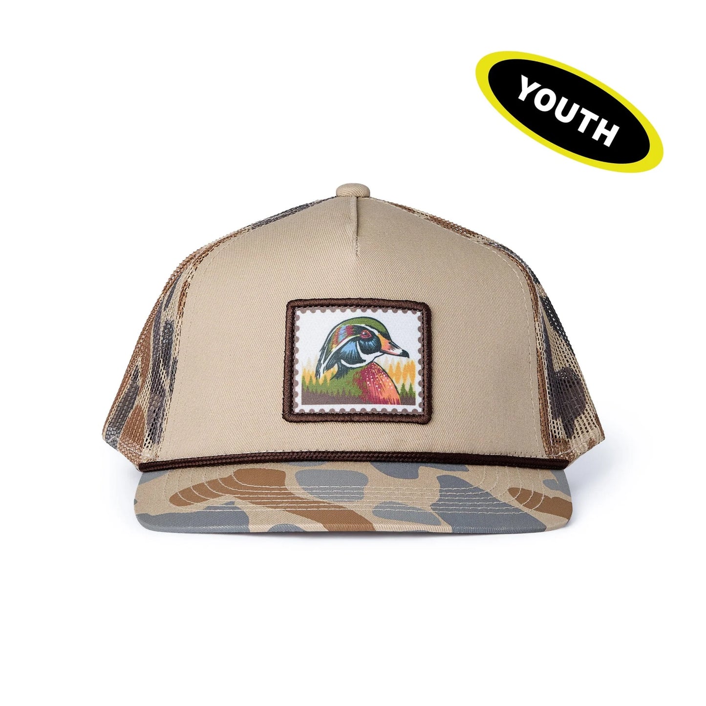Burlebo Wood Duck Stamp Youth Cap in Camo