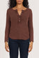 Dear John Edie Long Sleeve Tee in Washed Cappuccino
