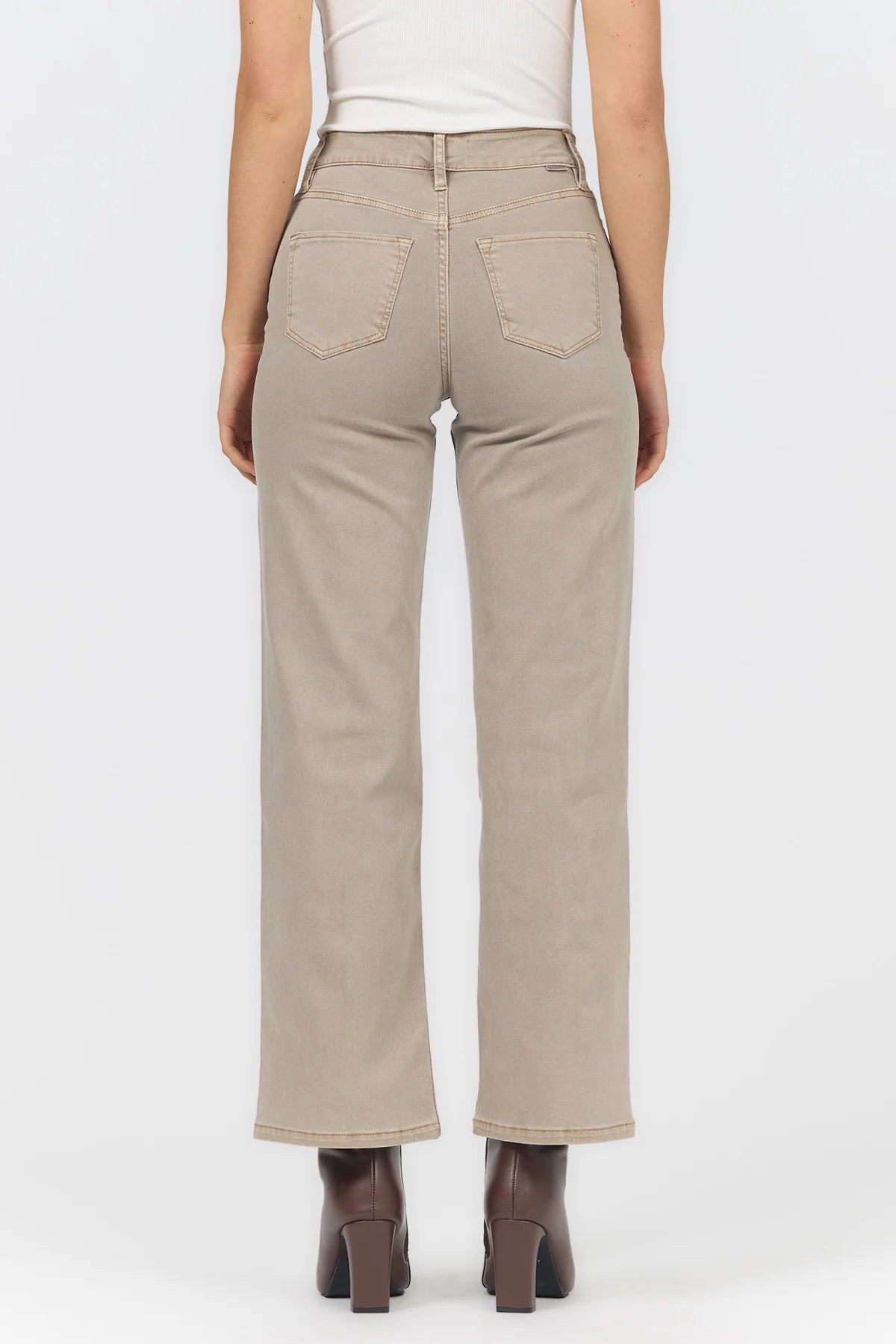 Dear John Holly Straight Leg Jean in Mink
