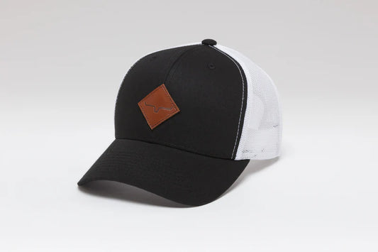 Kimes Ranch Black and White Diamond Cap