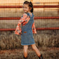 Shea Baby Cowgirl Denim Overall Dress