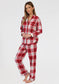 Dylan Red Plaid PJ Set