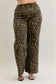 Judy Blue High Waist Retro Leopard Wide Leg Jeans
