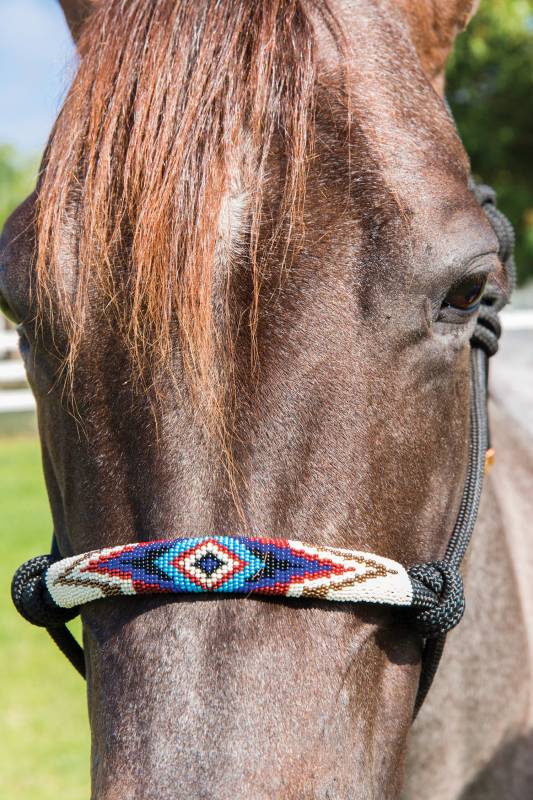 Professional's Choice Beaded Rope Halter