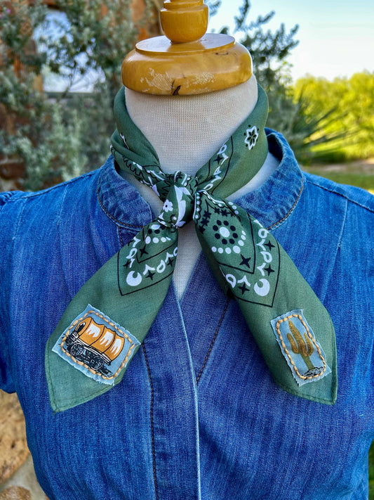 Embroidered Chisholm Trail Bandana