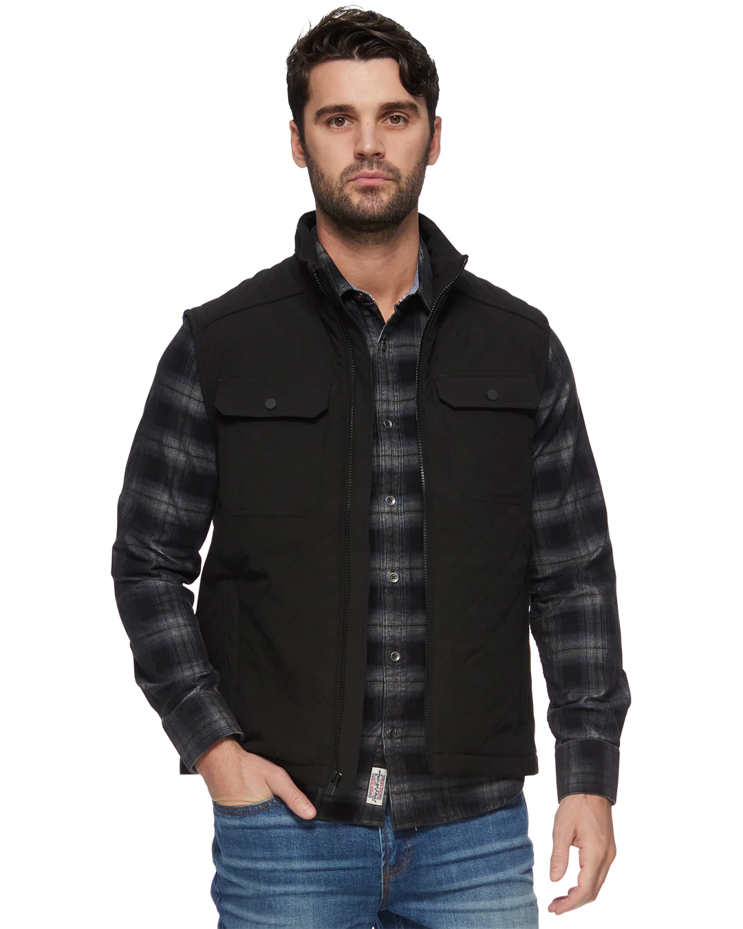 Flag & Anthem Chapin Flannel-Lined Quilted Vest