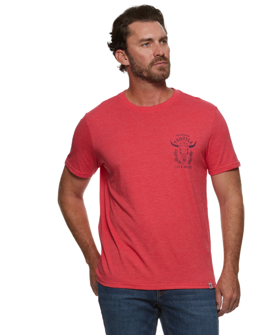 Flag & Anthem Traditional Tequila Tee in Red