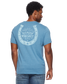 Flag & Anthem Horseshoe Whiskey Tee in Dark Teal Heather