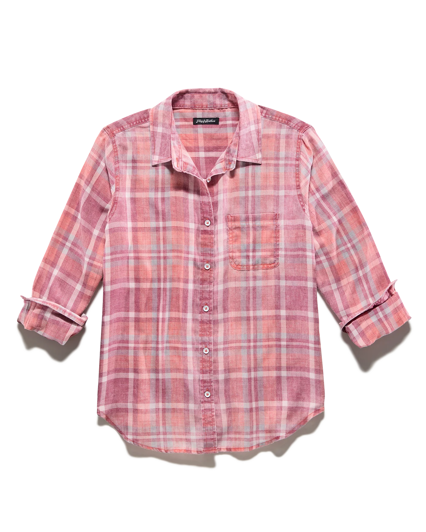 Flag & Anthem Co. Pink Multi Keenan Vintage Soft Shirt