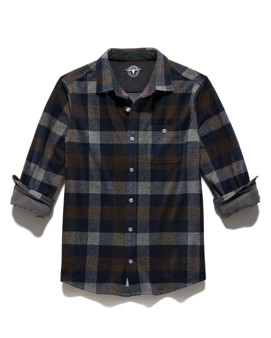 Flag & Anthem Hippie Cowboy Hero Stretch Flannel Shirt