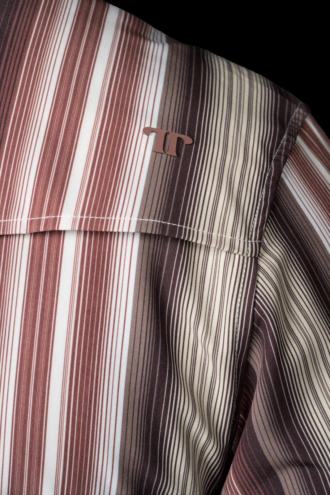 Ferrell Brand The Harrison Long Sleeve Snap Shirt in Brown