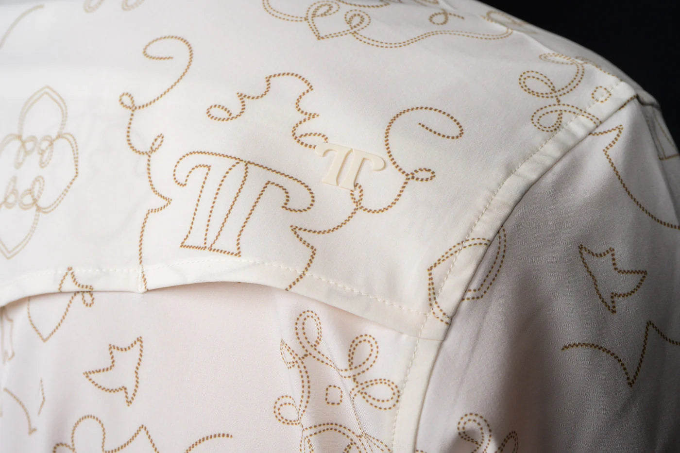 Ferrell Brand The Carson in Beige Short Sleeve Snap