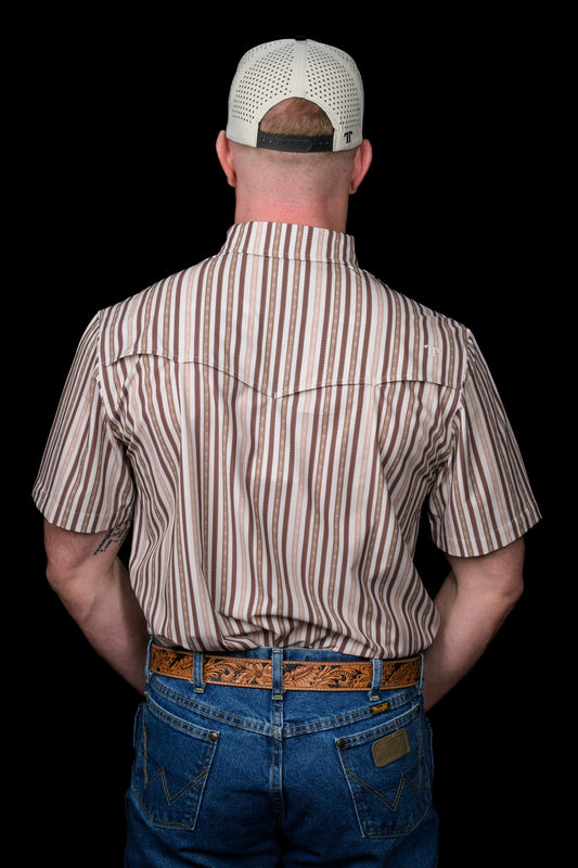 Ferrell The Wyatt - Brown Short Sleeve Snap