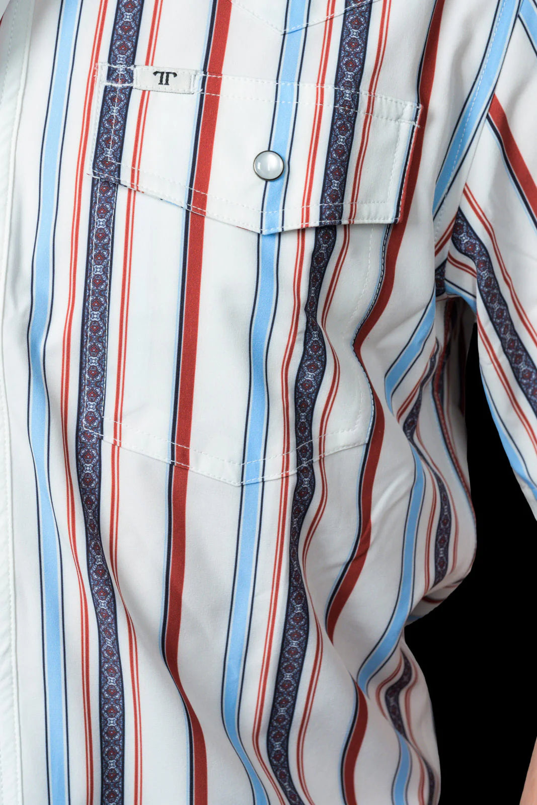 Ferrell The Brooks Short Sleeve Snap in White