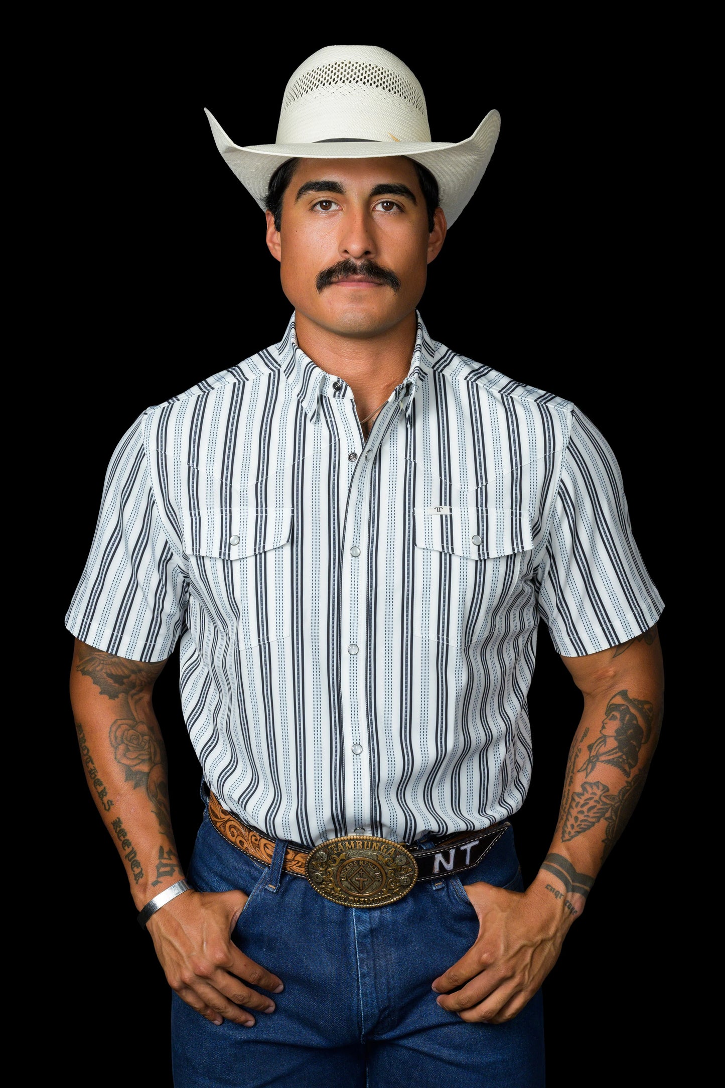 Ferrell The Jake Short Sleeve Snap in White