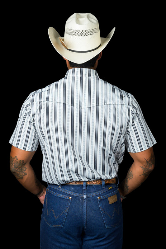 Ferrell Brand The Jake Short Sleeve Snap in White