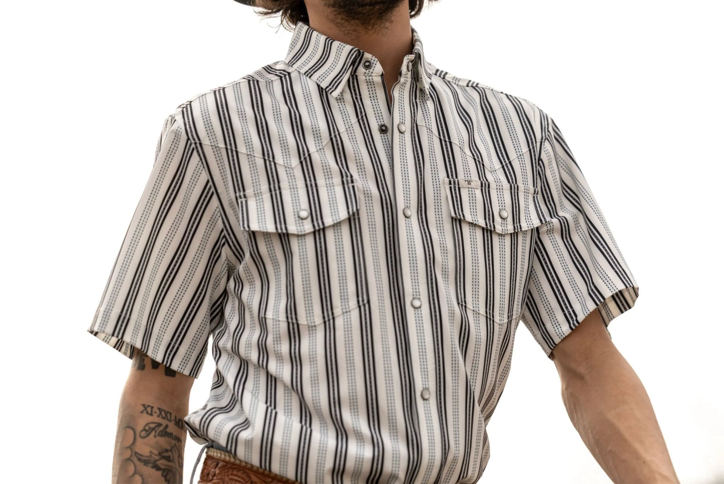 Ferrell The Jake Short Sleeve Snap in White