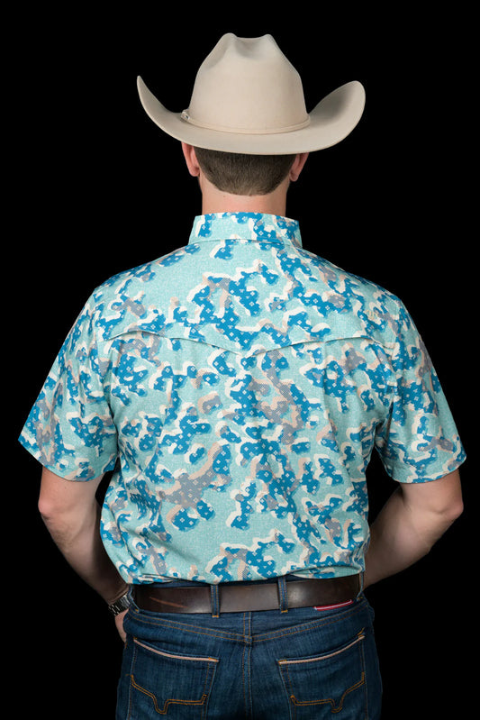 Ferrell The Travis Short Sleeve Pearl Snap Shirt