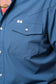 Ferrell Core Blue Short Sleeve Snap Shirt