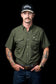 Ferrell Core Short Sleeve Pearl Snap Shirt in Olive Green