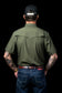 Ferrell Core Short Sleeve Pearl Snap Shirt in Olive Green