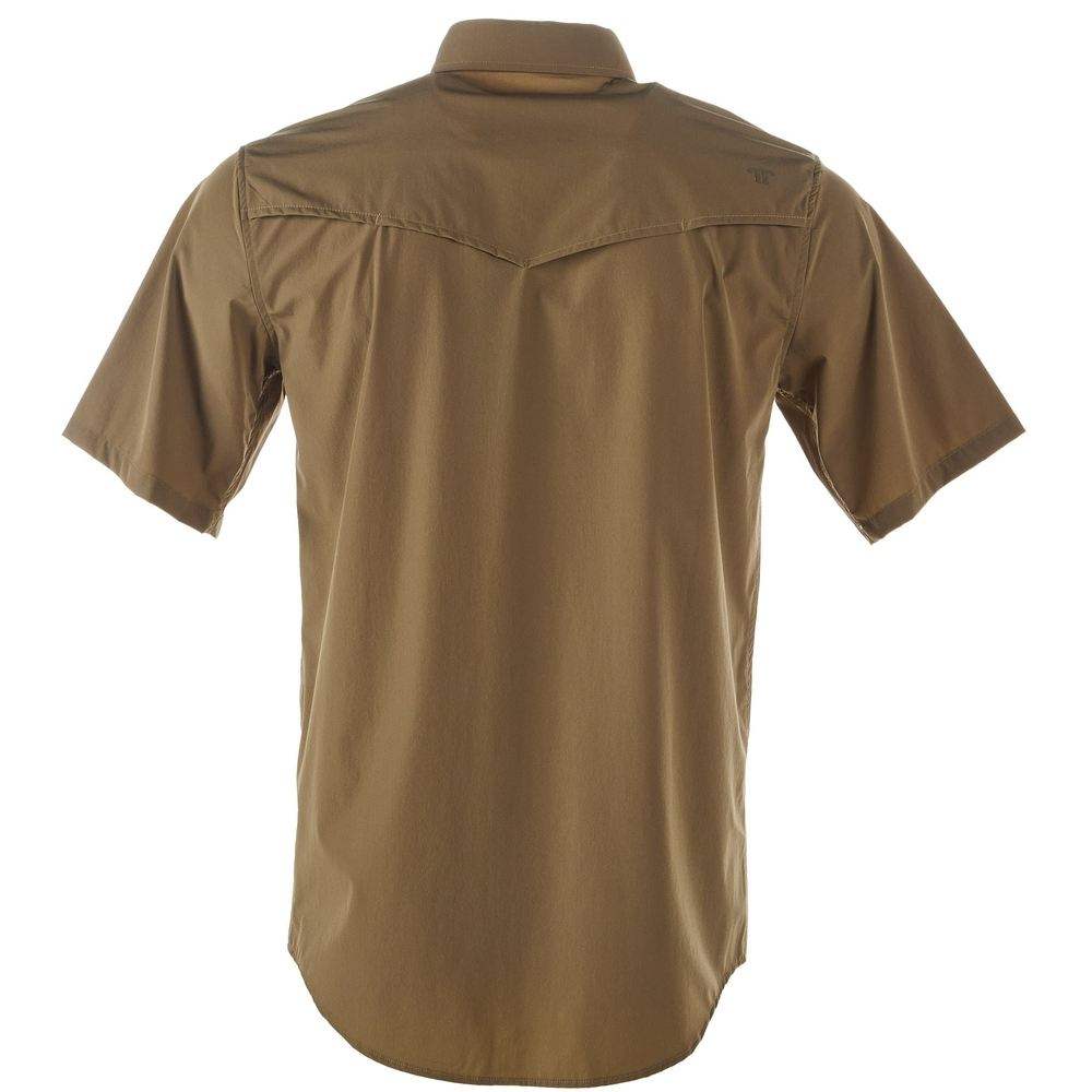 Ferrel Khaki Short Sleeve Western Shirt