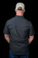 Ferrell Core Short Sleeve Pearl Snap Shirt in Gray