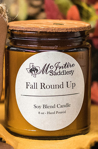 McIntire Saddlery Fall Round Up Candle