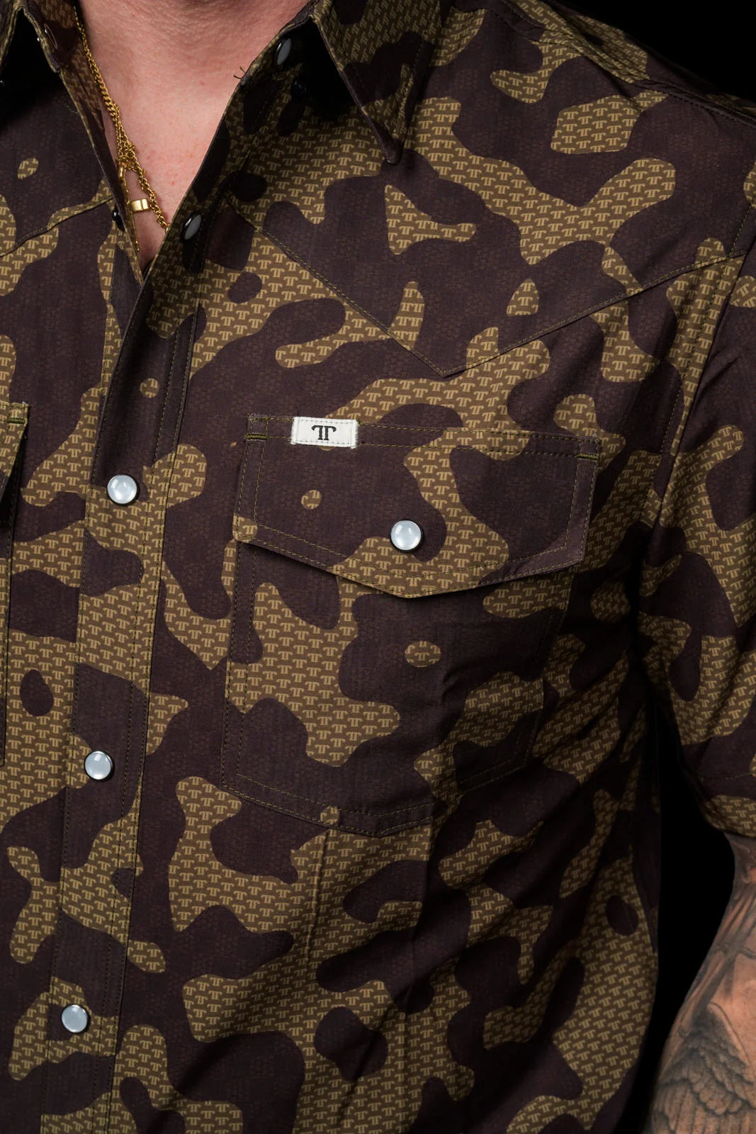 Ferrell Brand The Gage Short Sleeve Pearl Snap Shirt