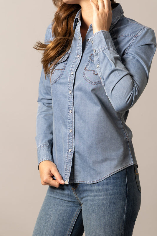 Kimes Ranch Flinn Shirt in Indigo