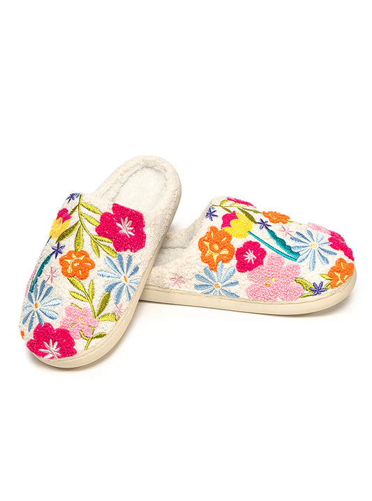 Living Royal Flower Bloom Slippers