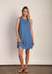 Dylan Rae Tank Dress in Bay Blue