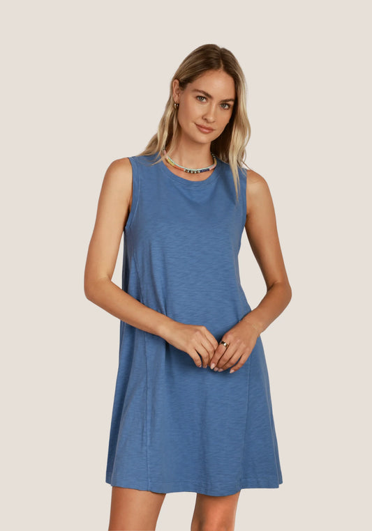 Dylan Rae Tank Dress in Bay Blue