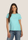 Dylan Short Sleeve Modern Crew in Teal