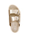 Mia Shoes Gen Sandal in Gold Metallic