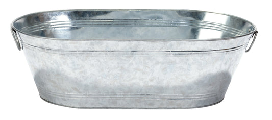 2 Gallon Galvanized Oval Tub