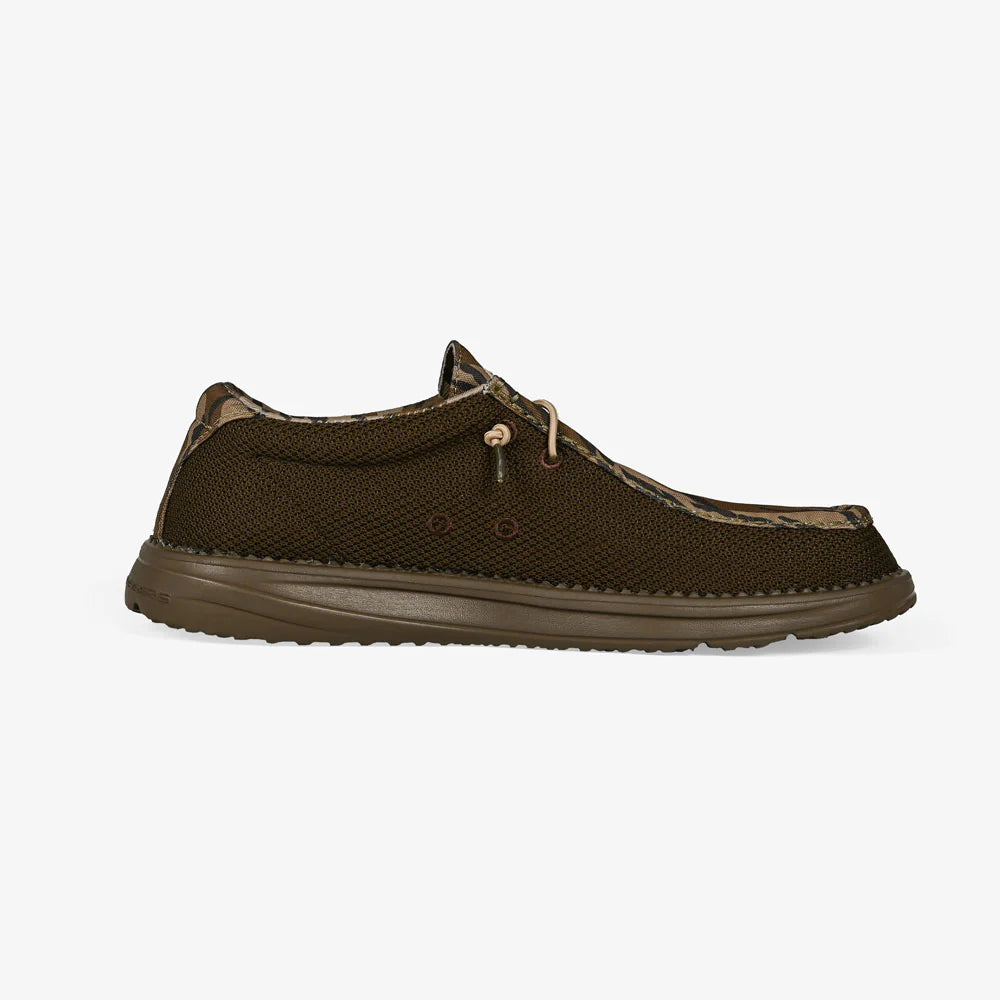 Gator Waders Men's Camp Shoe in 2-Tone Mossy Oak Original Bottomland