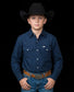 Ferrell Brand Kid's Griffin Long Sleeve Pearl Snap Shirt