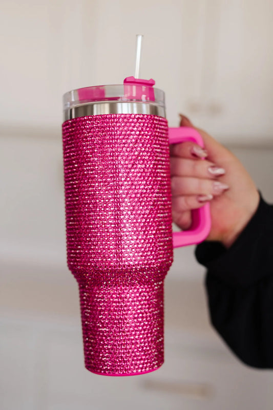 Pink Bling Tumbler