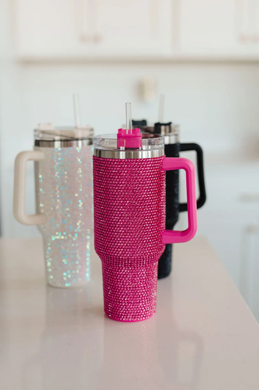 Pink Bling Tumbler