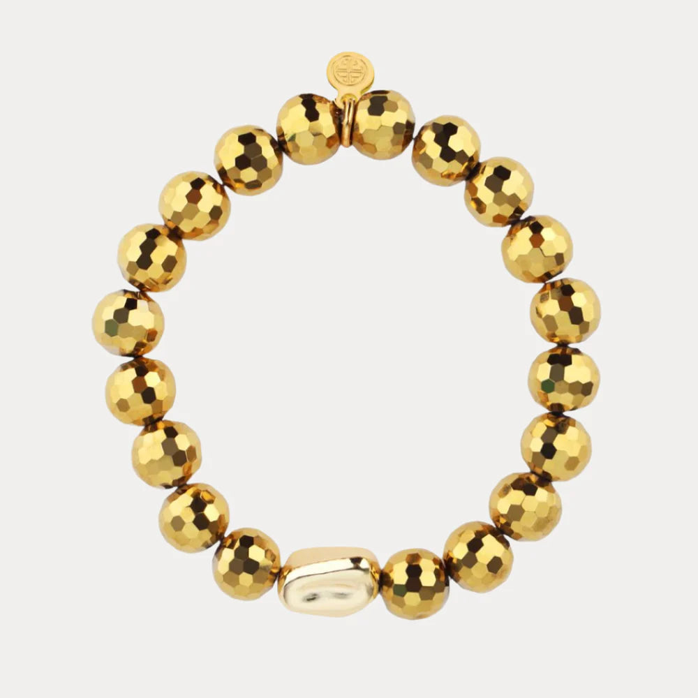 Gold Disco Bracelet